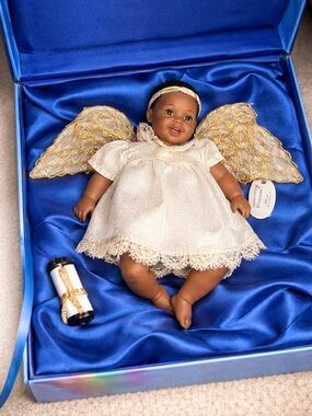 Ashton Drake Daddy’s Babies “Sunshine” Angel Doll w Box Wings COA Collectible